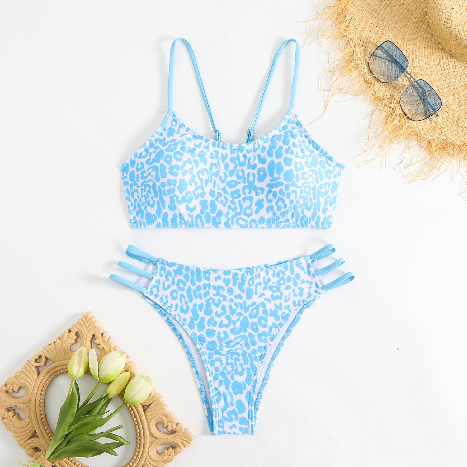 Swimsuit Women Split Leopard Print Sexy Swimsuit High Grade Spring Special Durable Swimsuit Bella Mia